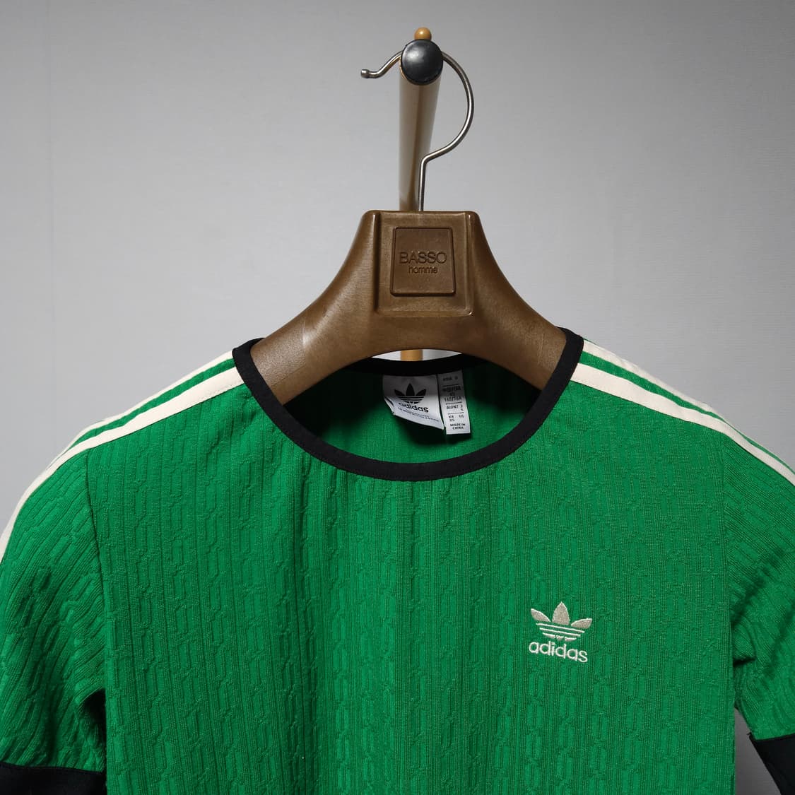 XS ) 아디다스 오리지날 헤리티지 70s 니트 반팔티 상품이미지4