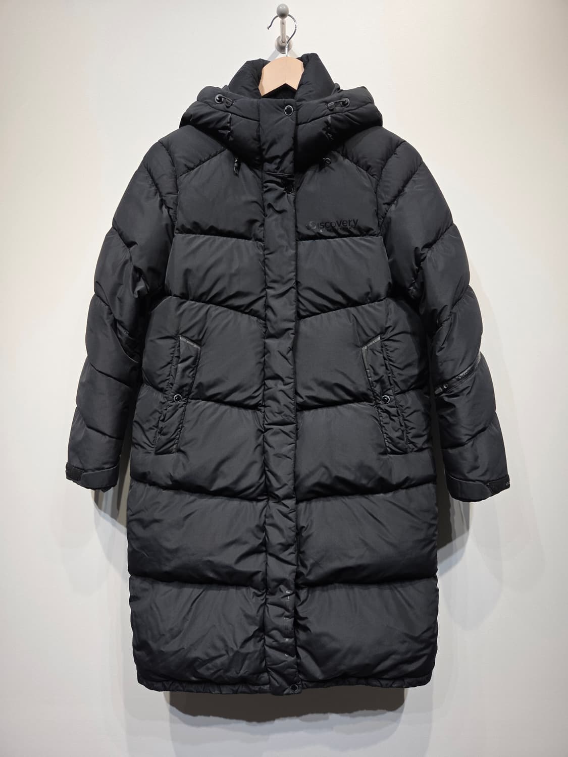 디스커버리 덕다운 롱패딩 블랙_90 상품이미지2