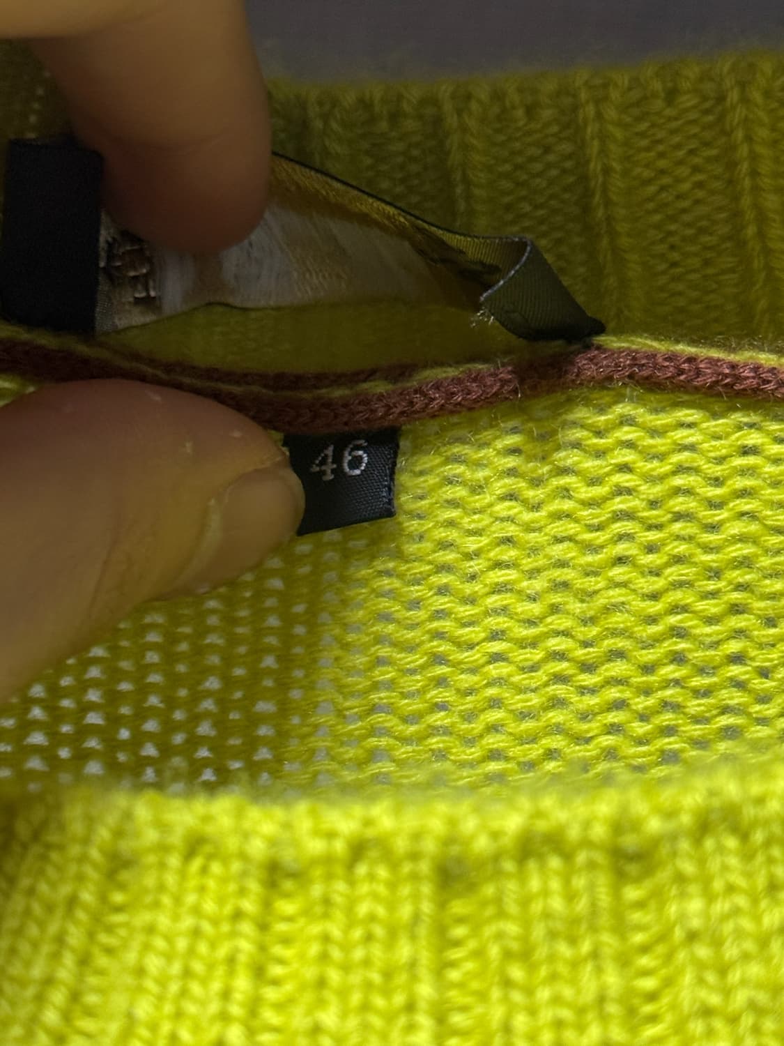 로로피아나 베이비 캐시미어 니트 스웨터 레몬 46 상품이미지4