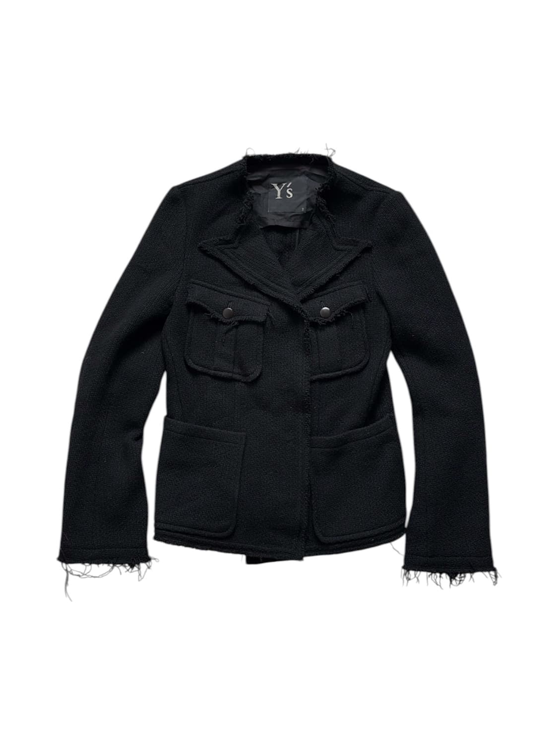 Y's Distressed Wool Jacket 상품이미지1