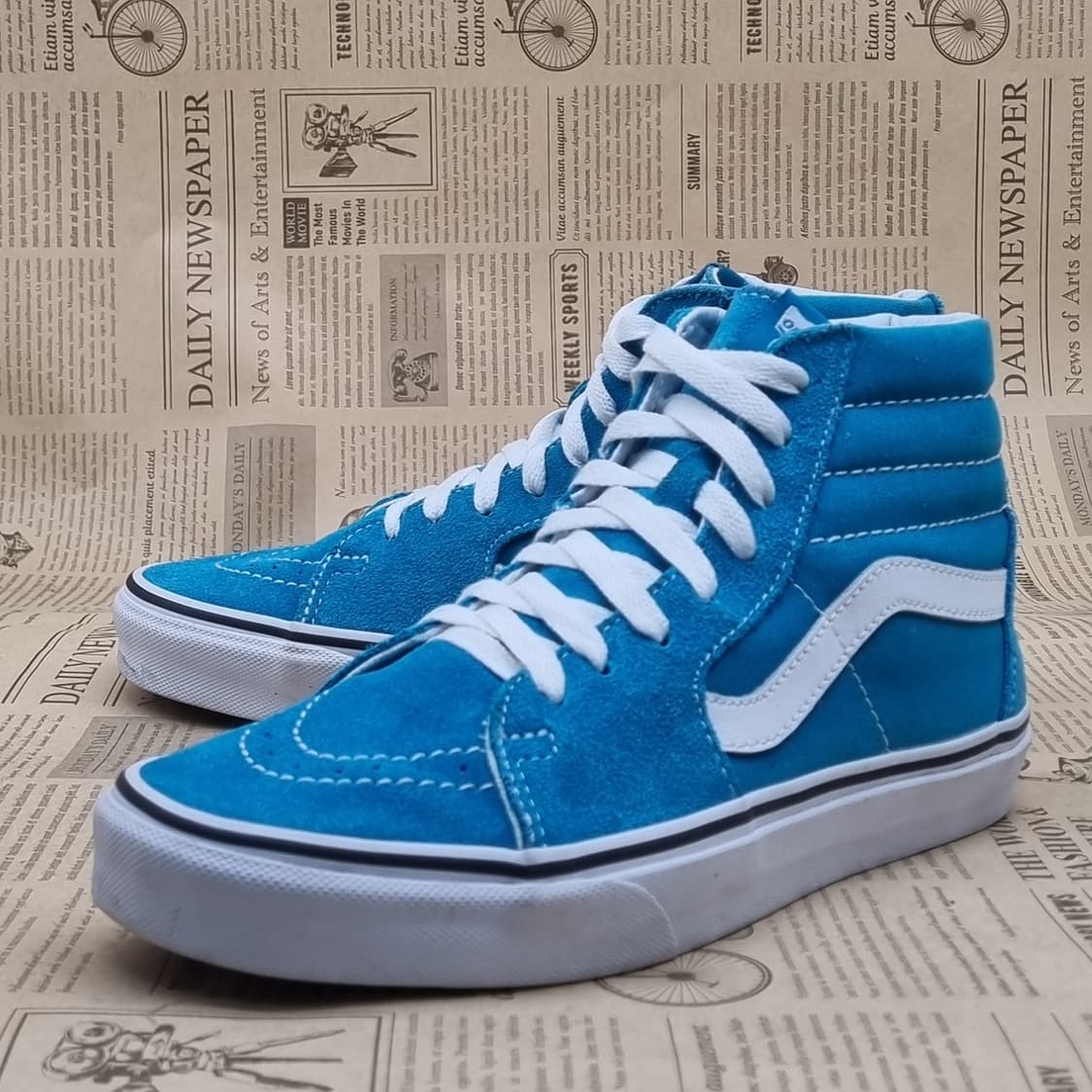 반스 스케이트 블루 여성하이탑240  상품이미지1