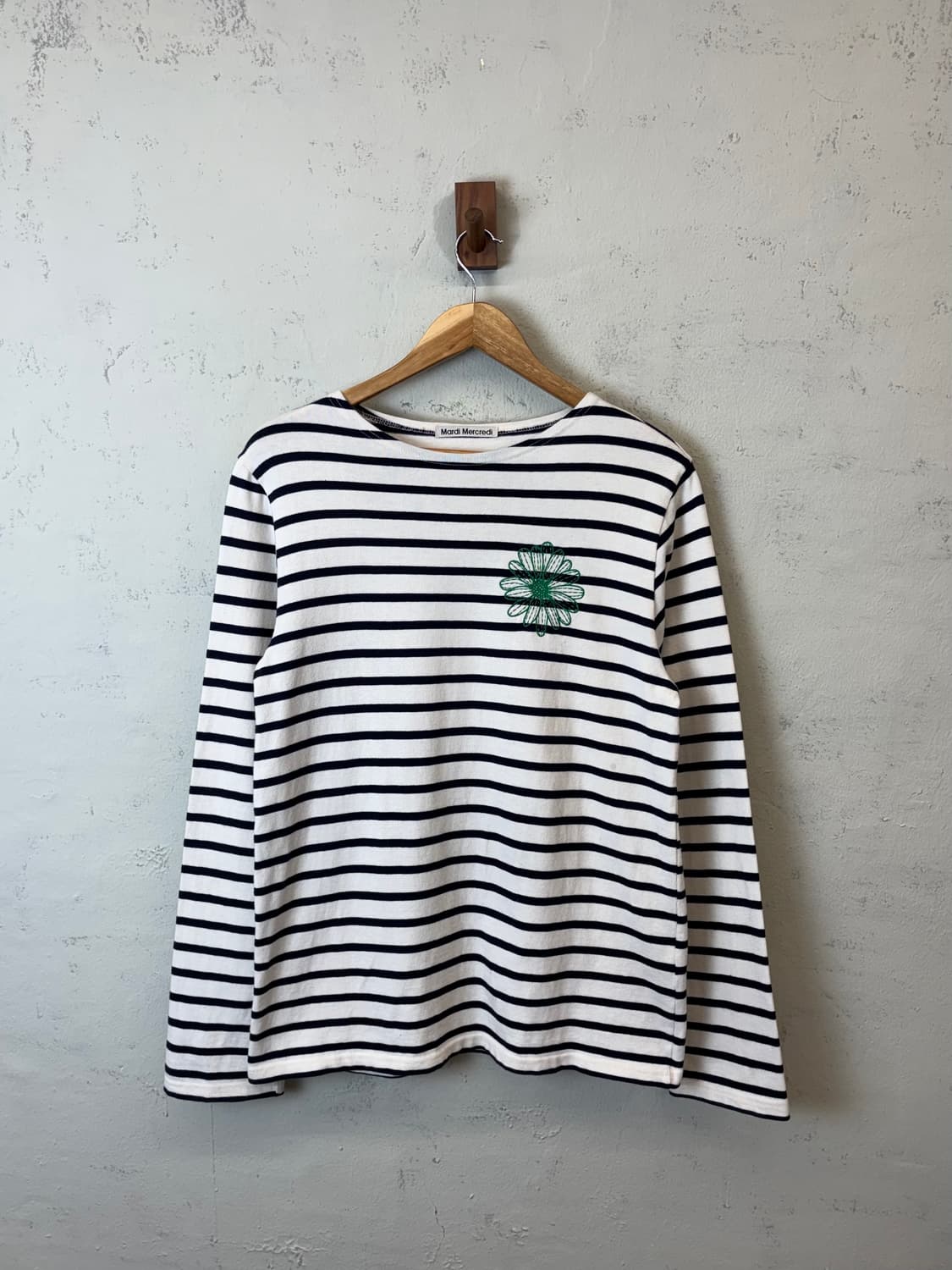 마르디메크르디 스트라이프 긴팔티 상품이미지1