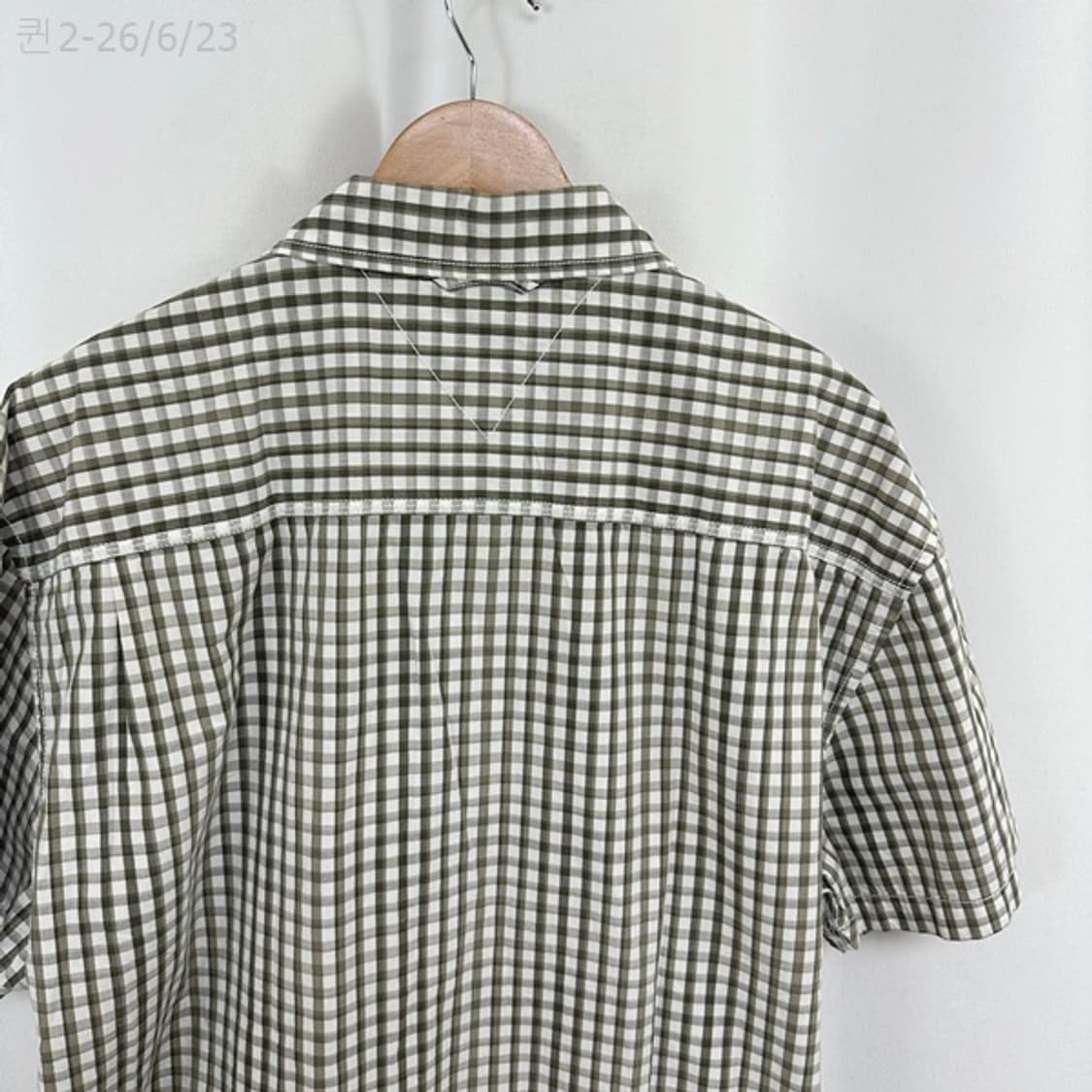 타미힐피거 남자 면100% 반팔 셔츠 남방 빅사이즈 XXL 상품이미지8