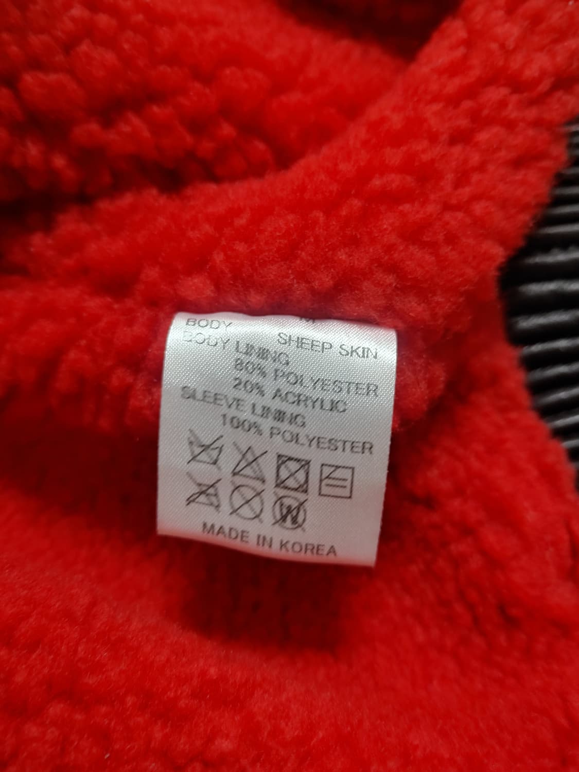 브이론 17aw 레더봄버자켓 상품이미지5