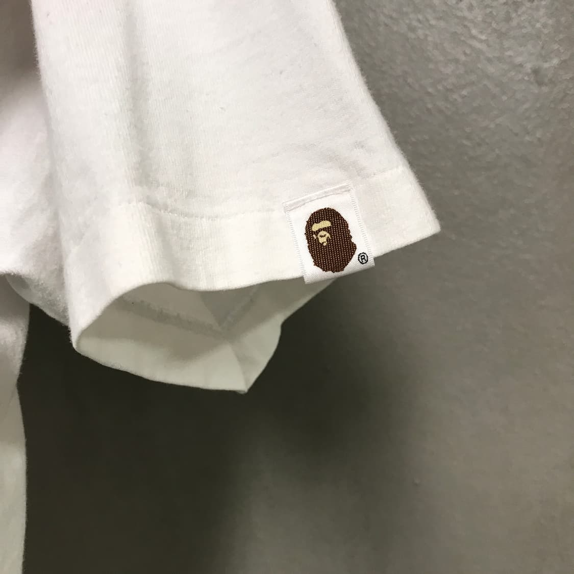 베이프 타이거 자수 반팔 티셔츠 L 상품이미지5