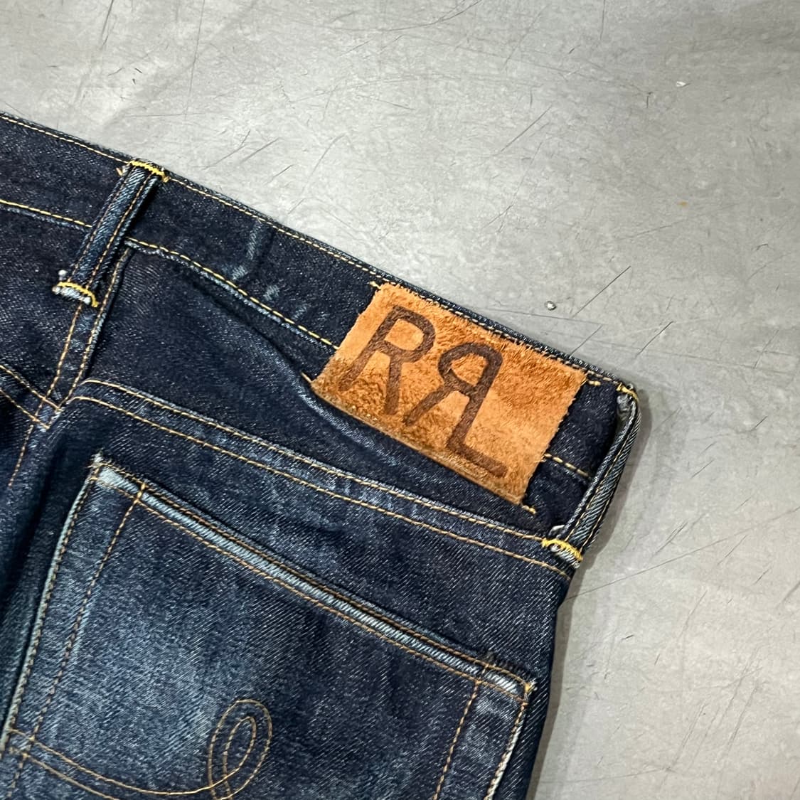  더블알엘 셀비지 데님 팬츠 y15414 상품이미지7