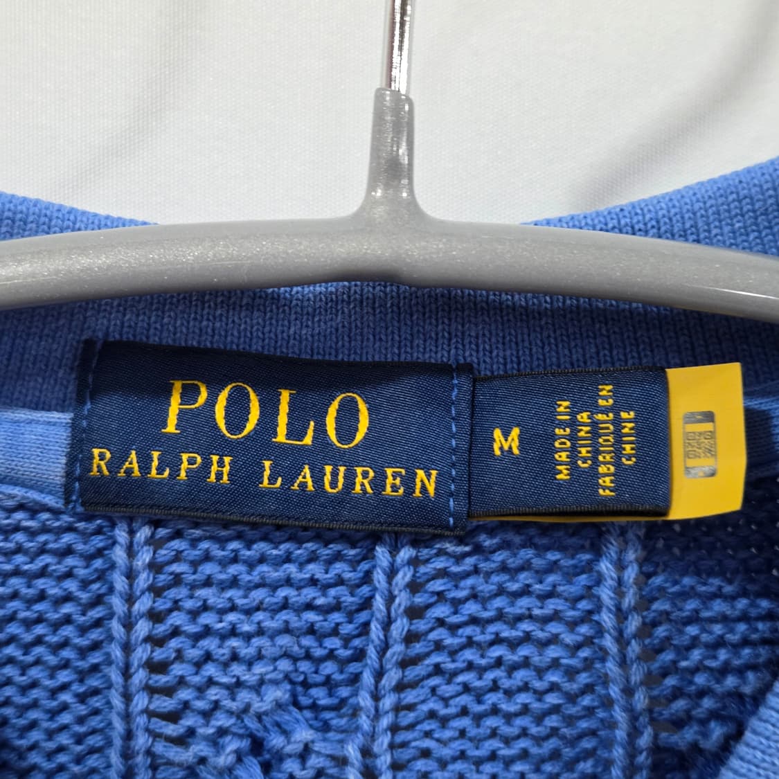 폴로랄프로렌 우먼 케이블 카라 반팔니트 M 상품이미지3