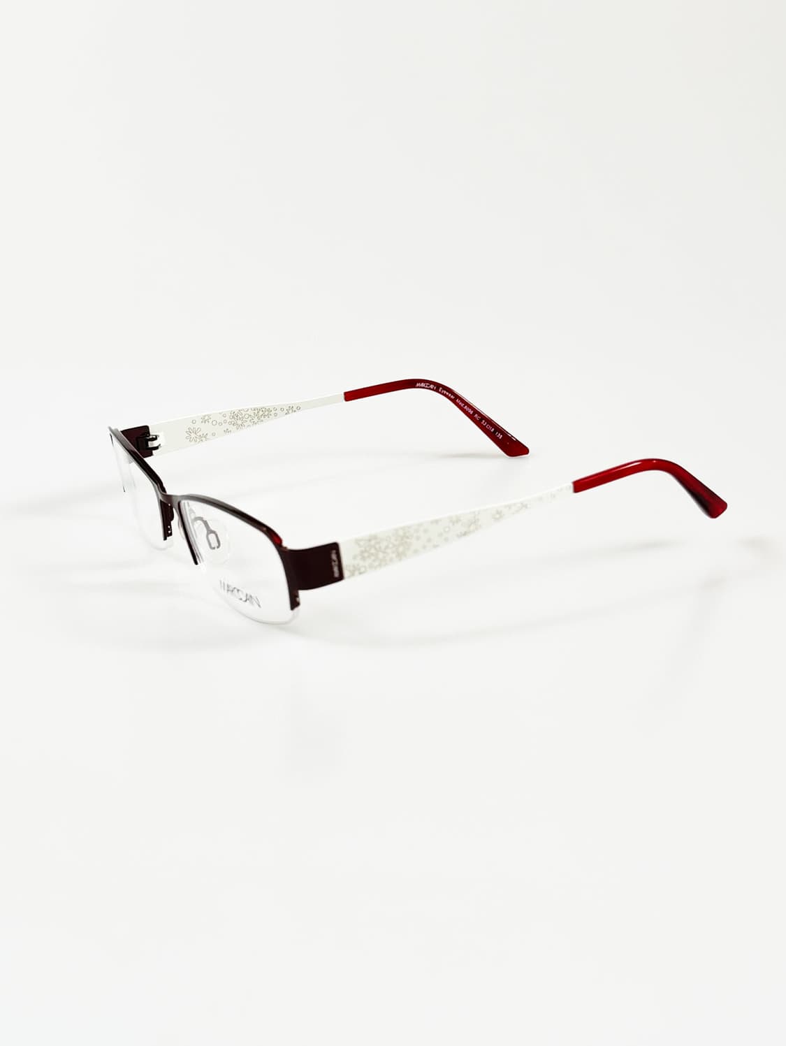 독일제 MARC CAIN 반무테 스퀘어 빈티지 안경 상품이미지3