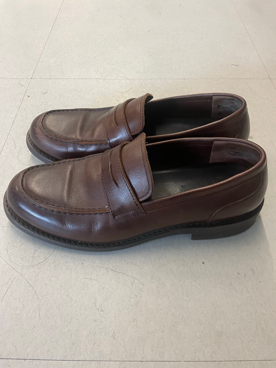 로맨틱무브 뉴러그 로퍼 브라운 275 상품이미지2