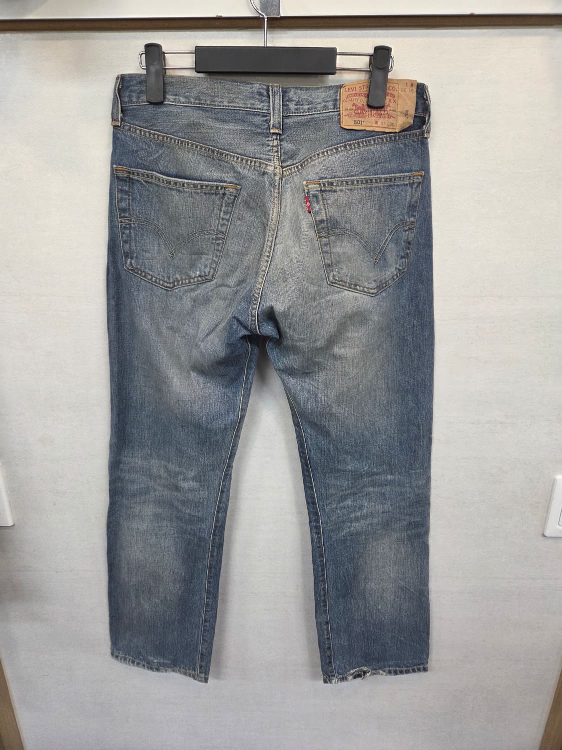 리바이스 빈티지 501 스트레이트 데미지 데님팬츠 30 상품이미지2