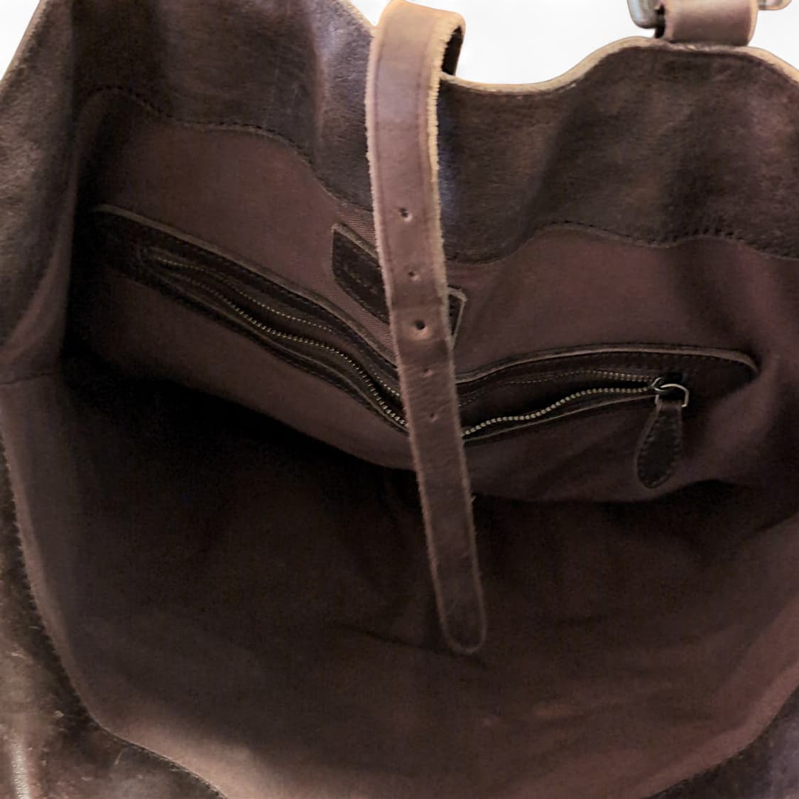 랄프로렌 헤리티지 빈티지가공 소가죽 토트백 상품이미지9