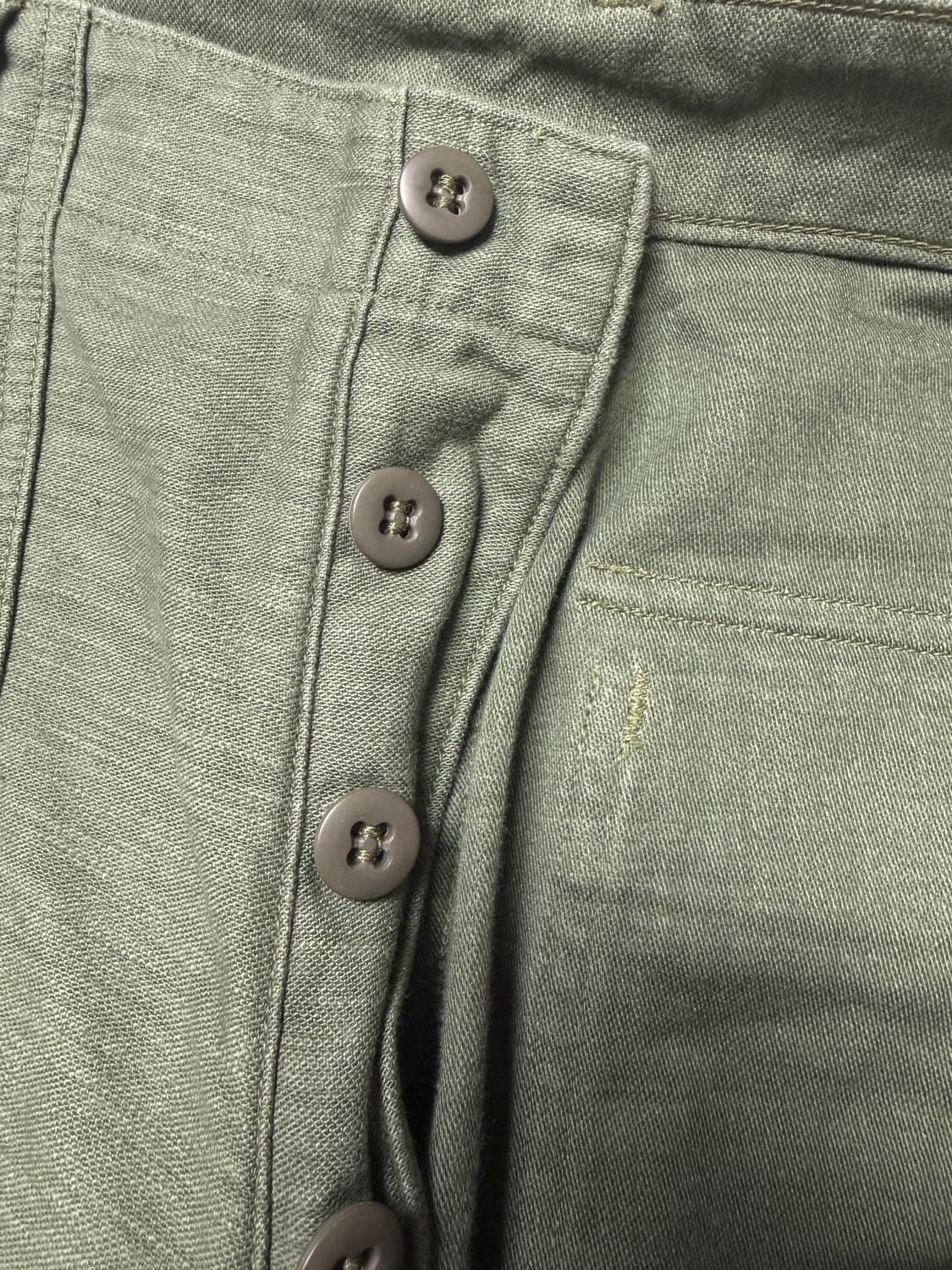 orslow 오어슬로우 퍼티그 레귤러핏 1사이즈 노수선 상품이미지4