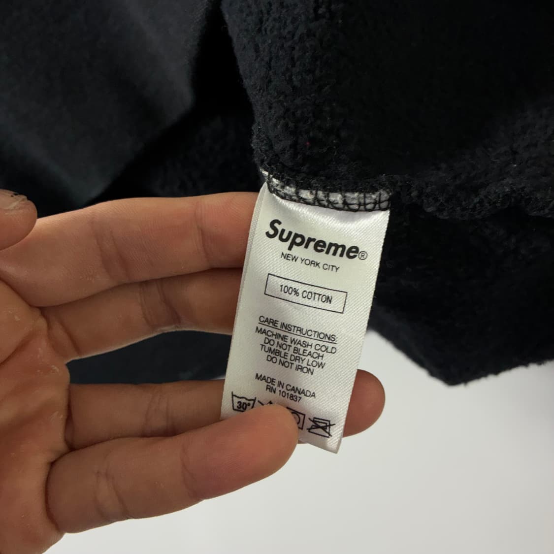 Supreme  슈프림 스텝 아크 크루넥 블랙 맨투맨  상품이미지6