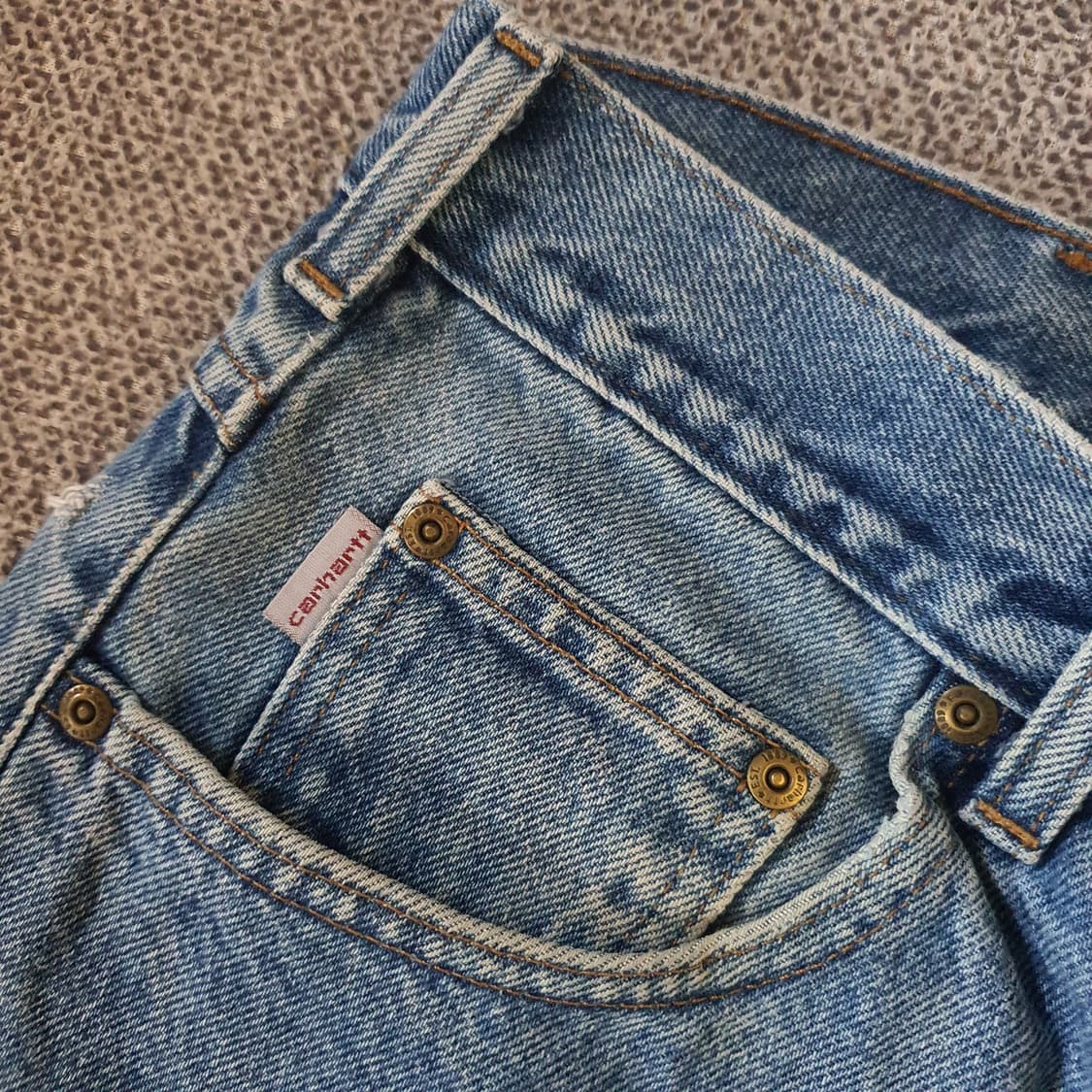 빅사이즈 칼하트 빈티지 데님 팬츠 No.45 상품이미지3