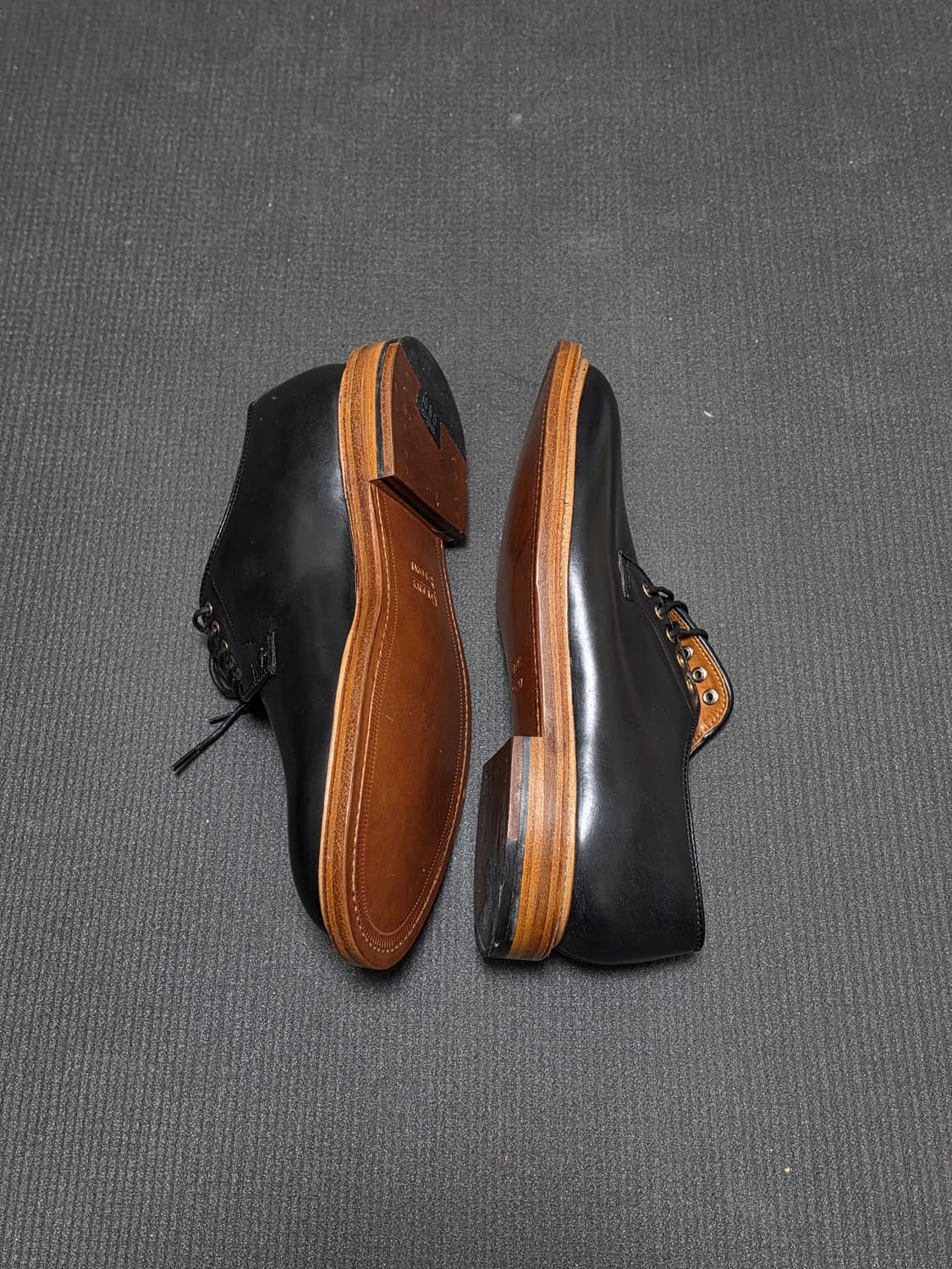 그랜트 스톤  더비슈즈 블랙 9D(plain toe blucher) 상품이미지3