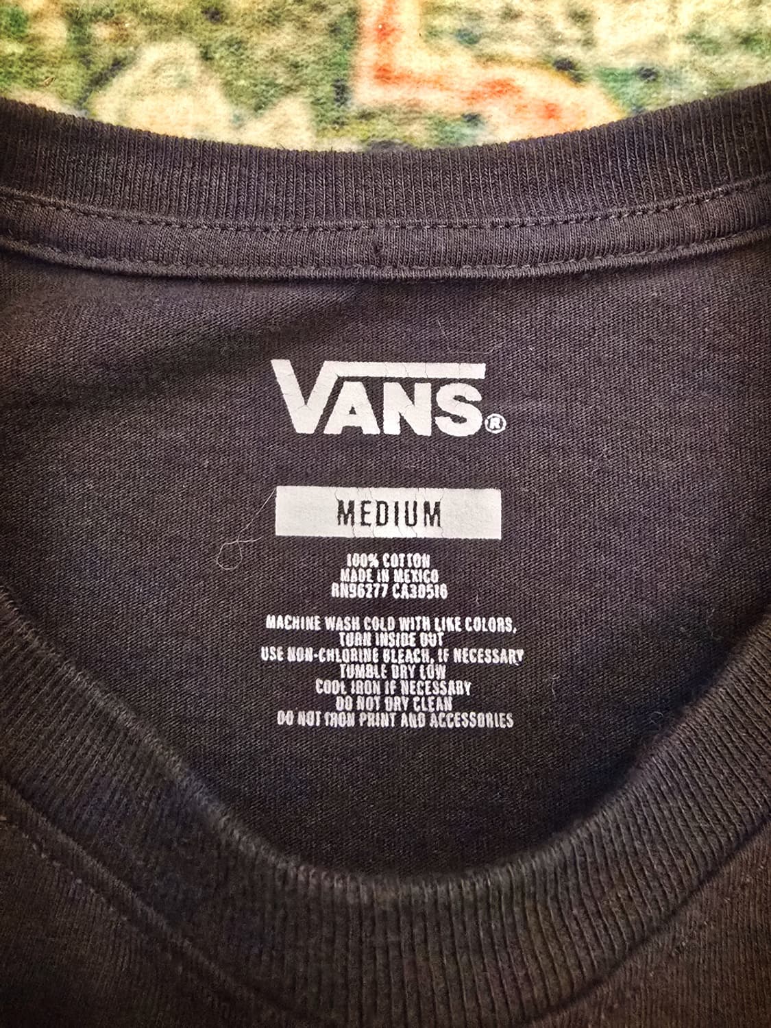 반스 Vans Floral Skull 반스 플로럴 스컬 긴팔티셔츠 상품이미지6