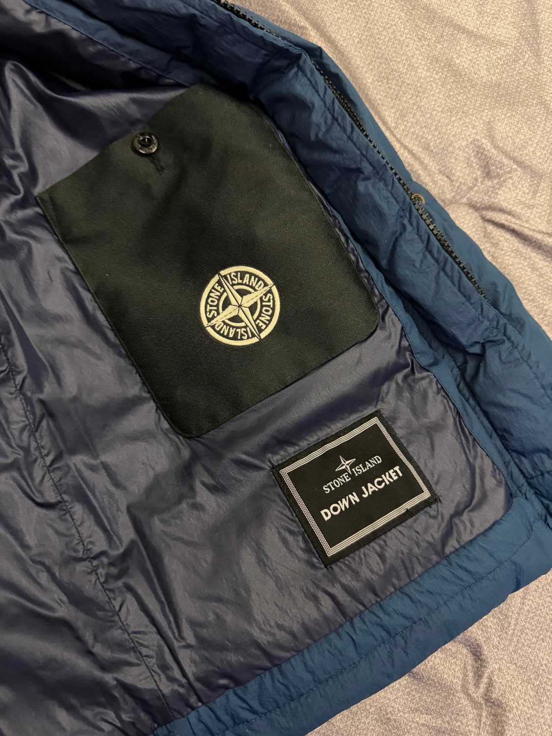 스톤아일랜드 08A/W Opaque 블루 패딩 베스트 자켓 상품이미지4