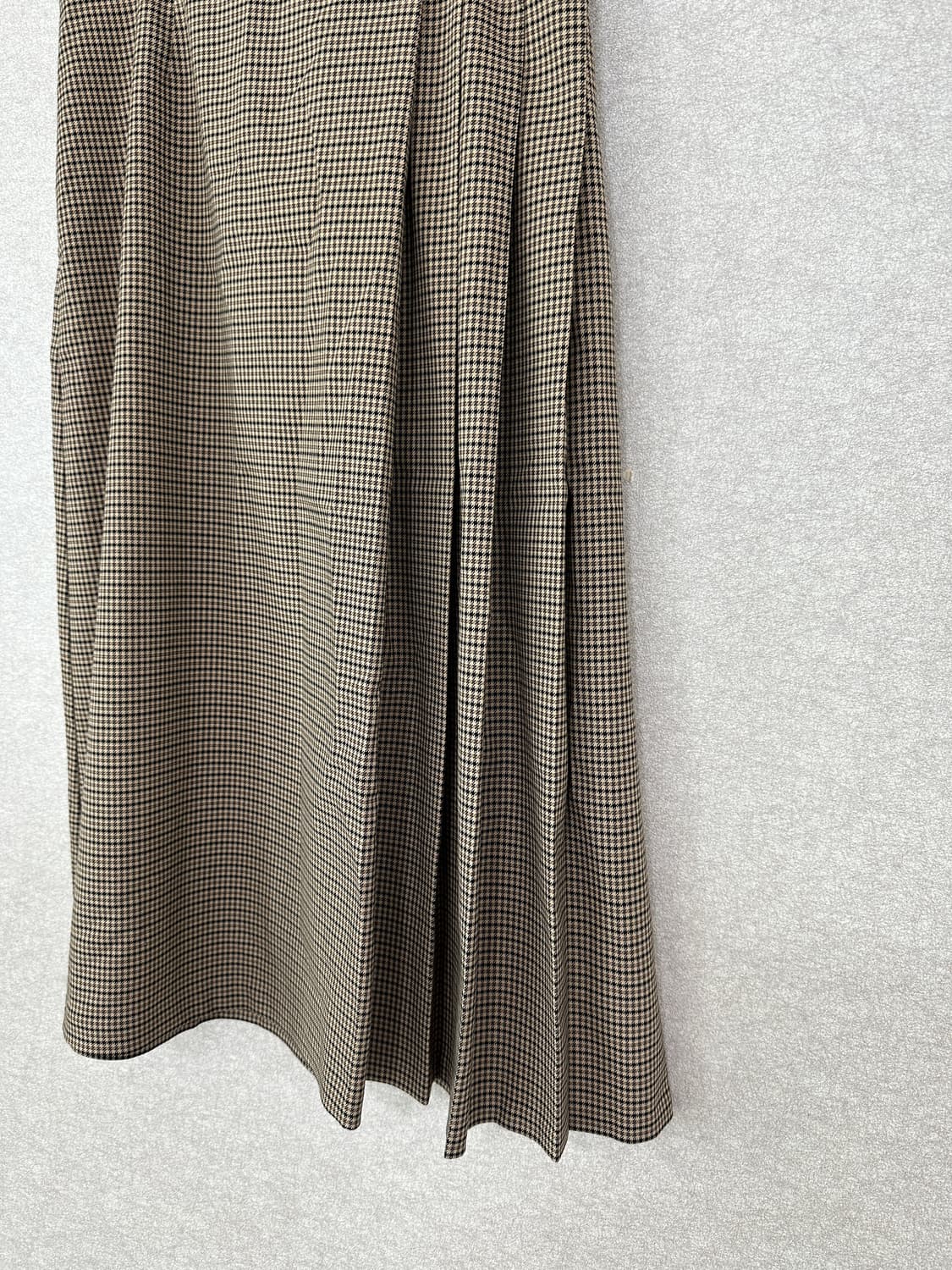 GU 플레어 체크 스커트 상품이미지4