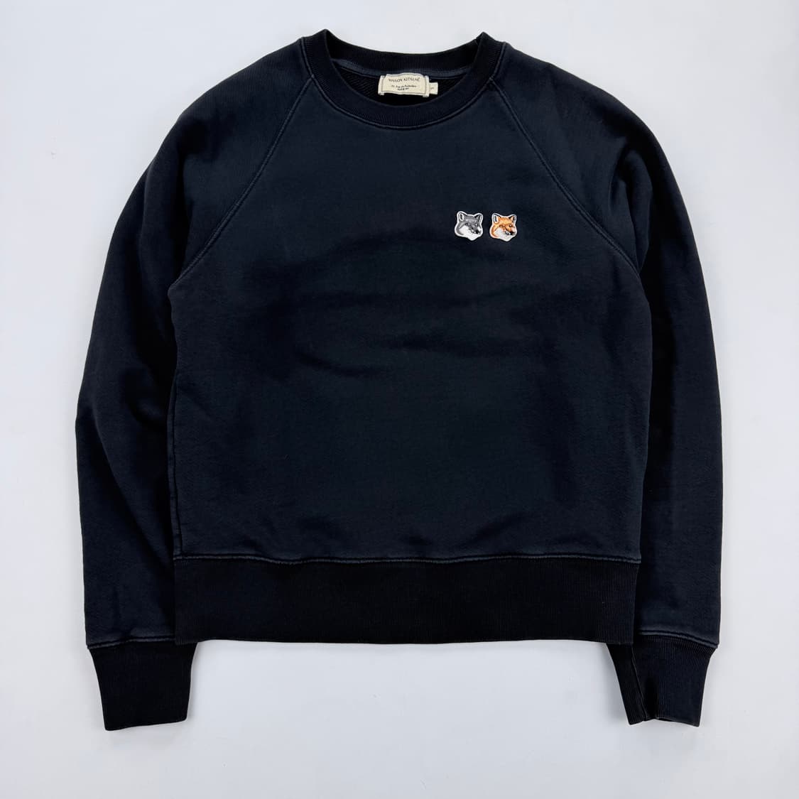 메종키츠네 더블 폭스헤드 맨투맨 상품이미지2