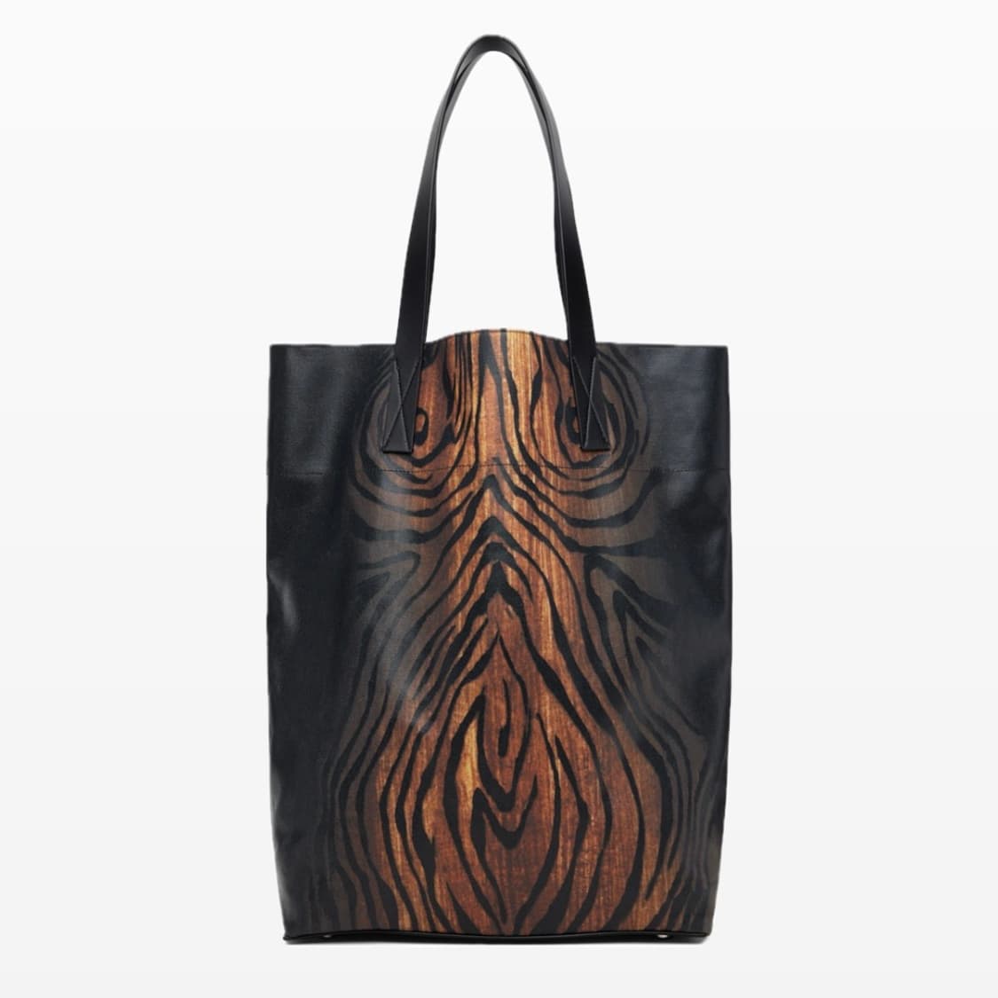 장폴고티에 우드 프린트 토트백 상품이미지1