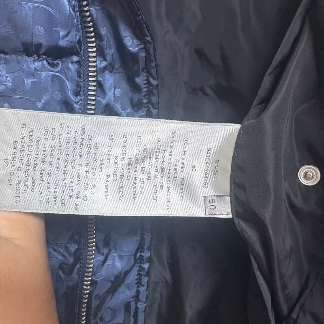 [50/새상품급] 디올 오블리크 패딩 상품이미지4