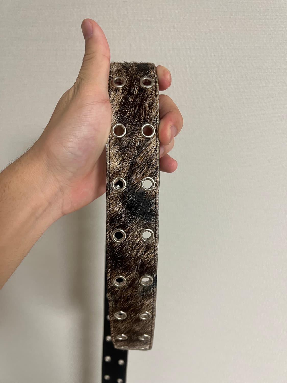 mjd kamien 더블 홀 벨트 오크 브라운 리퍼브 상품이미지5