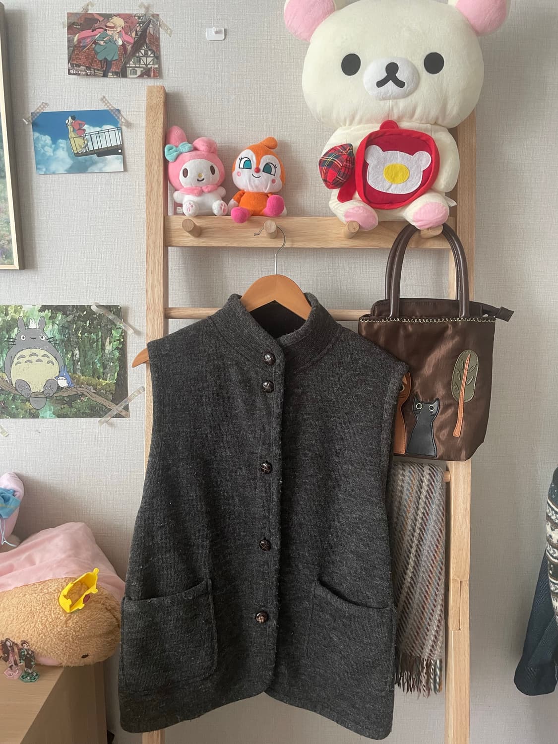 모리걸 빈티지 노르딕 조끼 set 🩶♥️ 상품이미지6