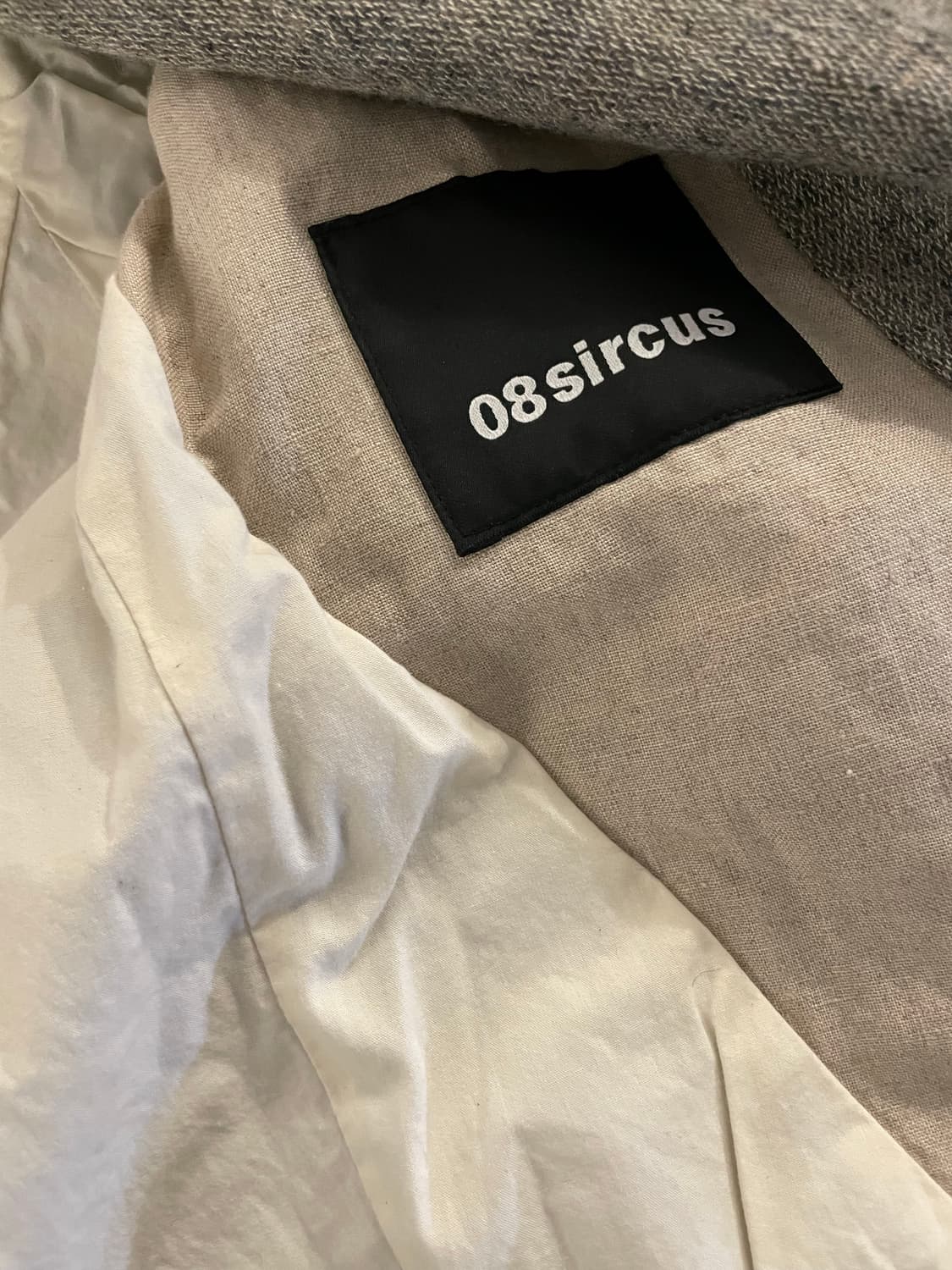  제로에잇서커스 Wool Linen Blend 2-Piece Jacket 상품이미지8