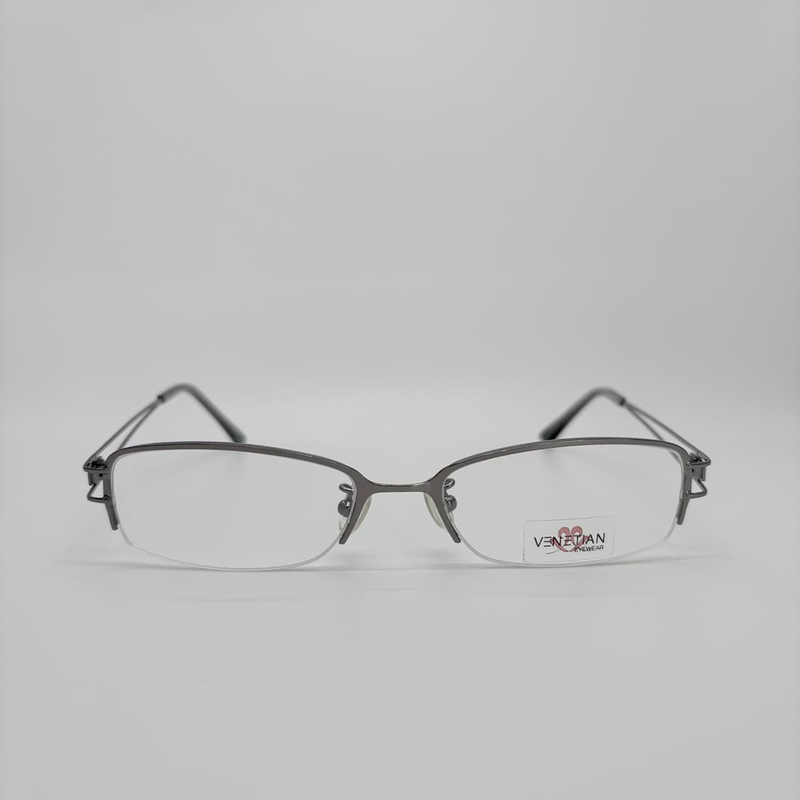 VENETIAN 실버 반무테 빈티지안경 상품이미지3