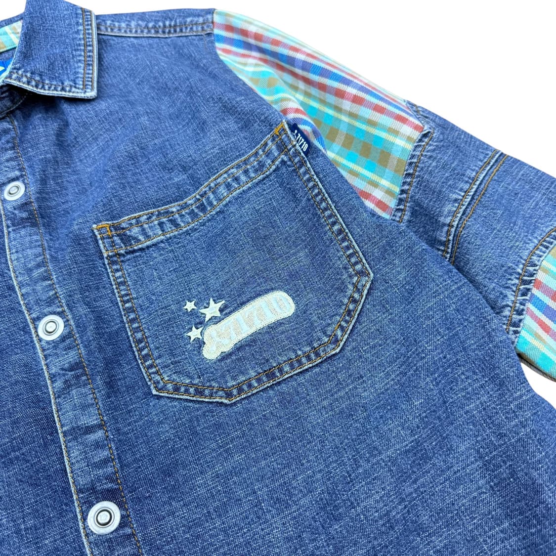 Oilily 오일릴리 체크배색 데님자켓 상품이미지5