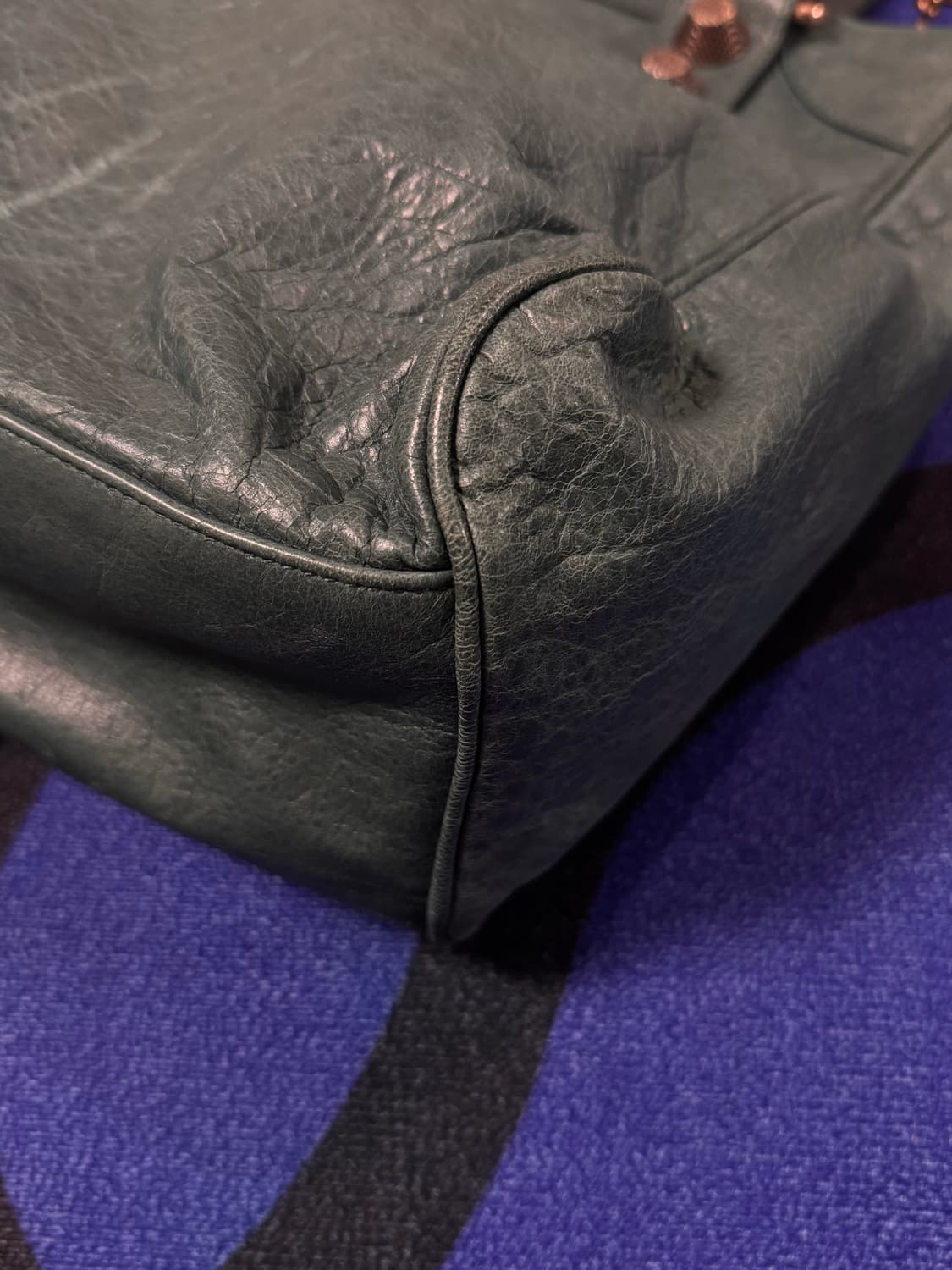 발렌시아가 빈티지 모터백 미듐 정품 상품이미지8