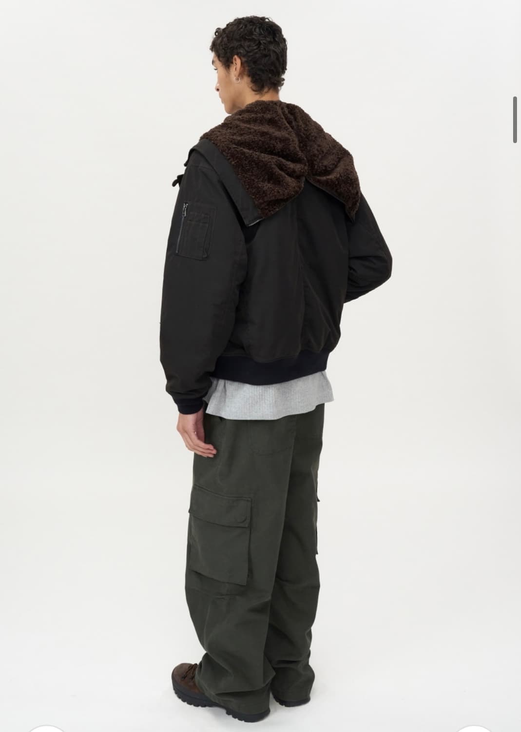 [L] 인사일런스  N-2B 파일럿 파카 KHAKI BROWN 상품이미지7