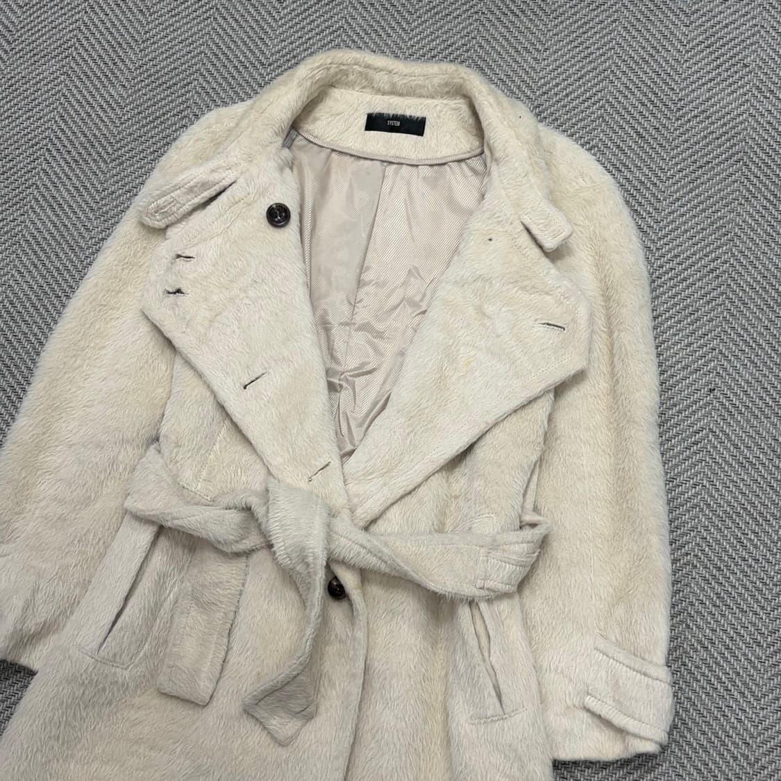 시스템 알파카 울 코트 v1485 상품이미지3