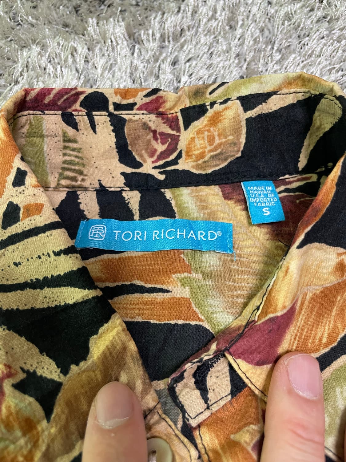 하와이안셔츠의 명품 TORI RICHARD 미국제 사이즈 105 상품이미지3