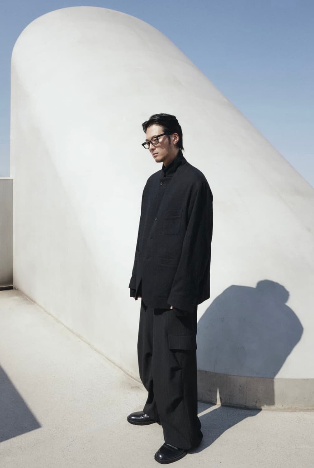 유스 울 코튼 스포츠자켓 L 상품이미지2