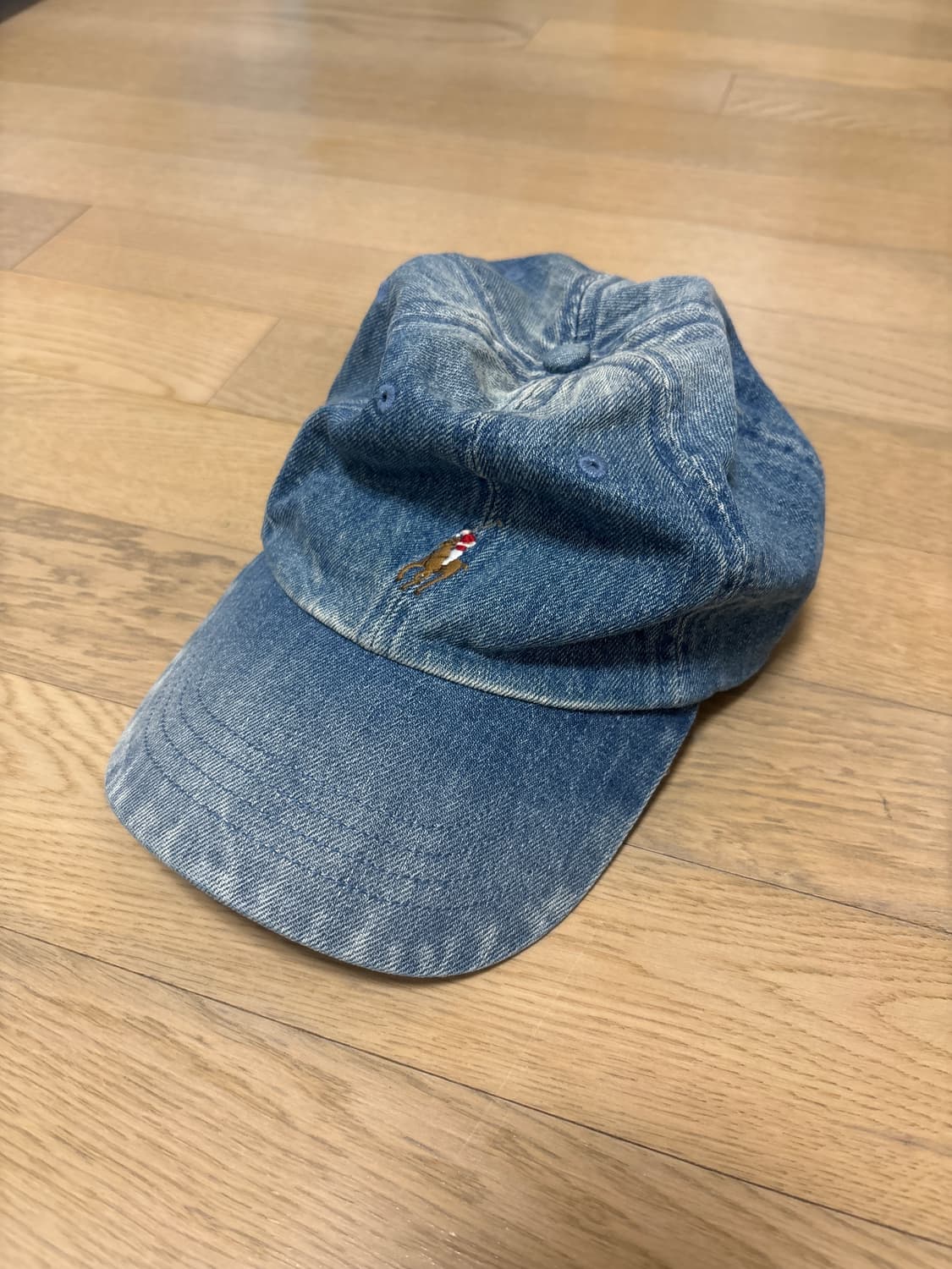 폴로 랄프로렌 워싱 데님 볼캡 상품이미지1