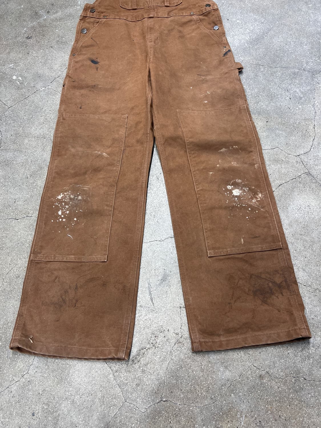 00‘s 칼하트 더블니 오버롤 BRN  상품이미지3