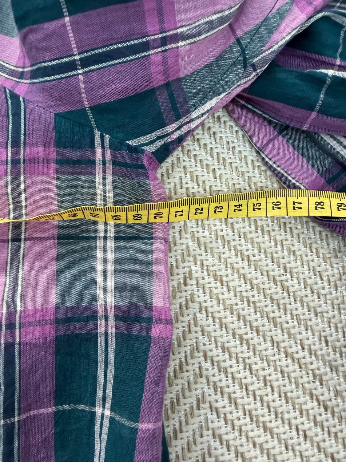 정품) 이자벨마랑 오버사이즈 체크 블라우스 셔츠 40  상품이미지9