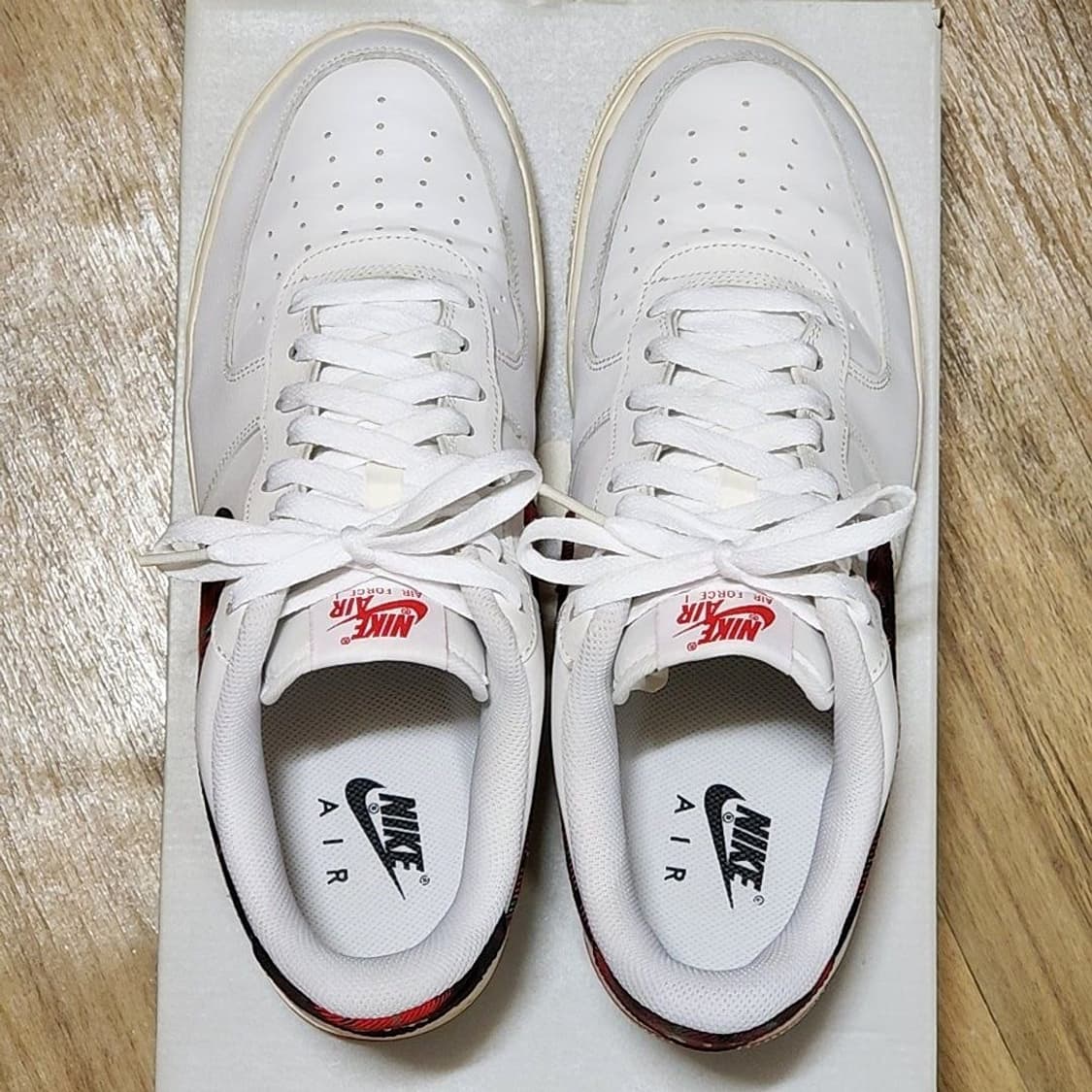 나이키 에어포스 280 타탄 플레이드 화이트 상품이미지4