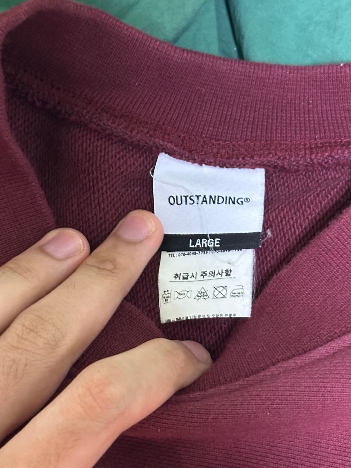 아웃스탠딩 맨투맨 L 상품이미지2