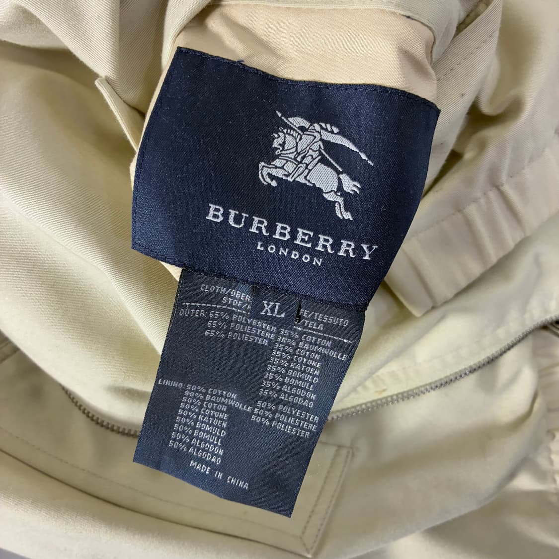 Burberry 버버리90‘s 베이지 노바체크 리버시블 자켓 상품이미지5