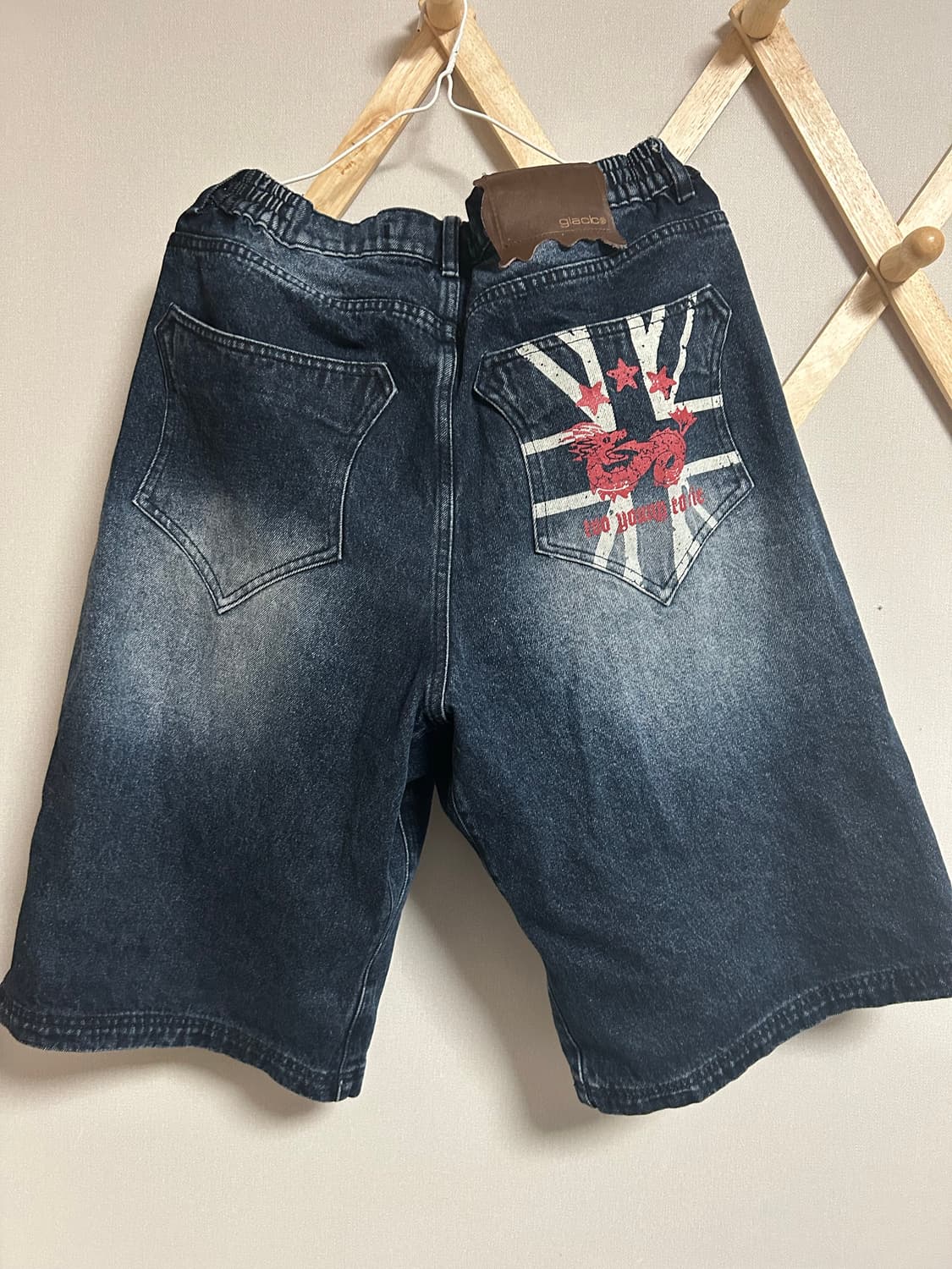 GP124 빈티지 잭 데님 버뮤다 팬츠 (INDIGO) 상품이미지2