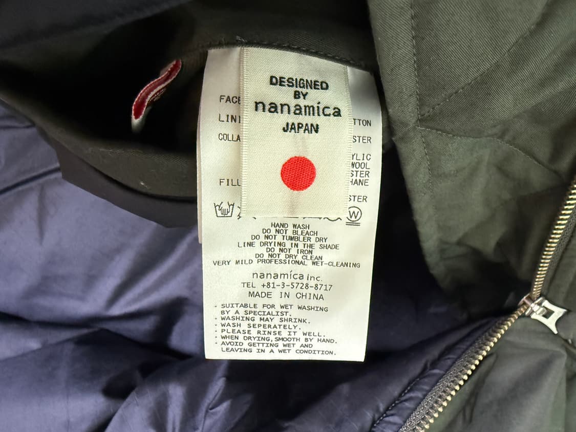 [XL] 23FW 나나미카 인슐레이션 바시티 모스그린 상품이미지8