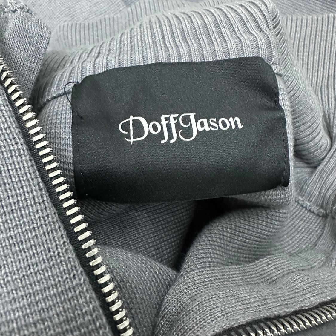 Doffjason 도프제이슨 반집업 니트 L 상품이미지7