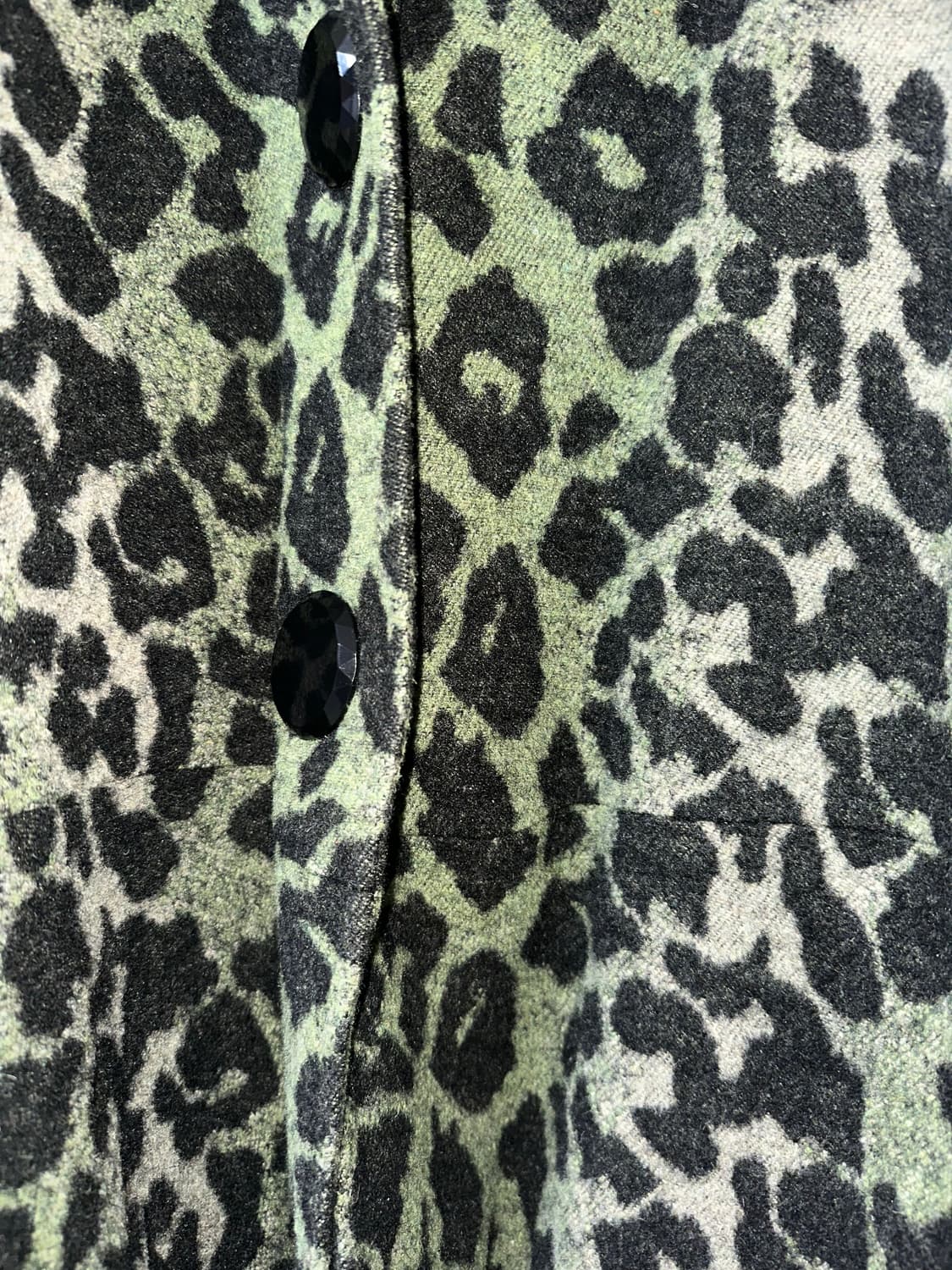 갸루 펑크 호피 코트 상품이미지3