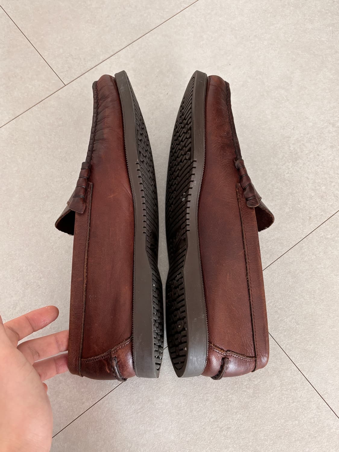 파라부트 코룩스 빈티지 레더 로퍼 UK10(290) 상품이미지3