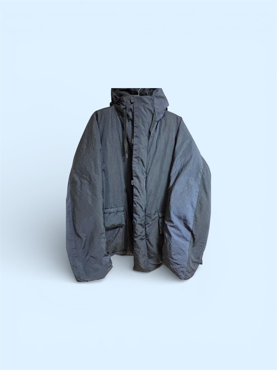 테아토라 수베니어 헌터 에바포드 메탈릭 네이비 패딩 4사이즈 상품이미지3