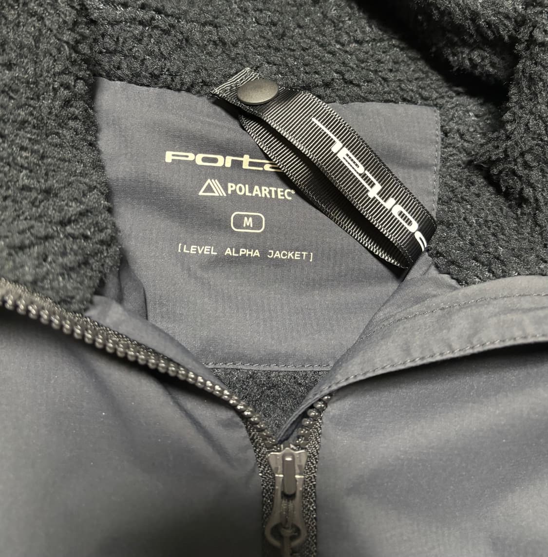 Portal level alpha jacket black beauty M 상품이미지6