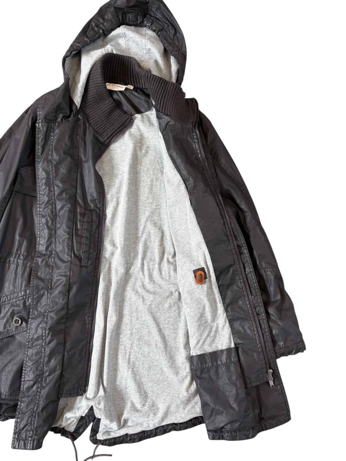 pure DKNY hooded layered coat 상품이미지9