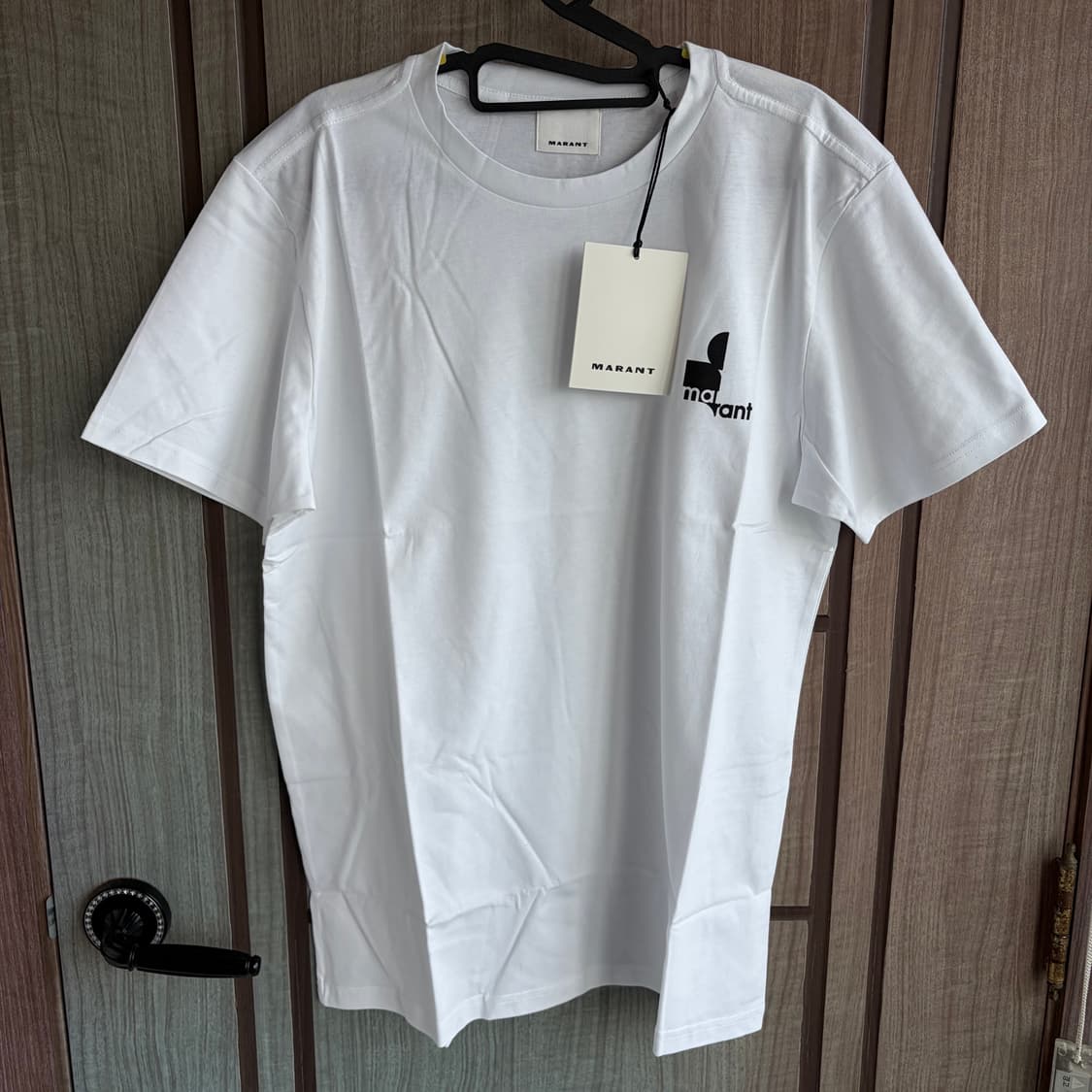 새상품(L)이자벨마랑 로고 반팔티셔츠 화이트 상품이미지1